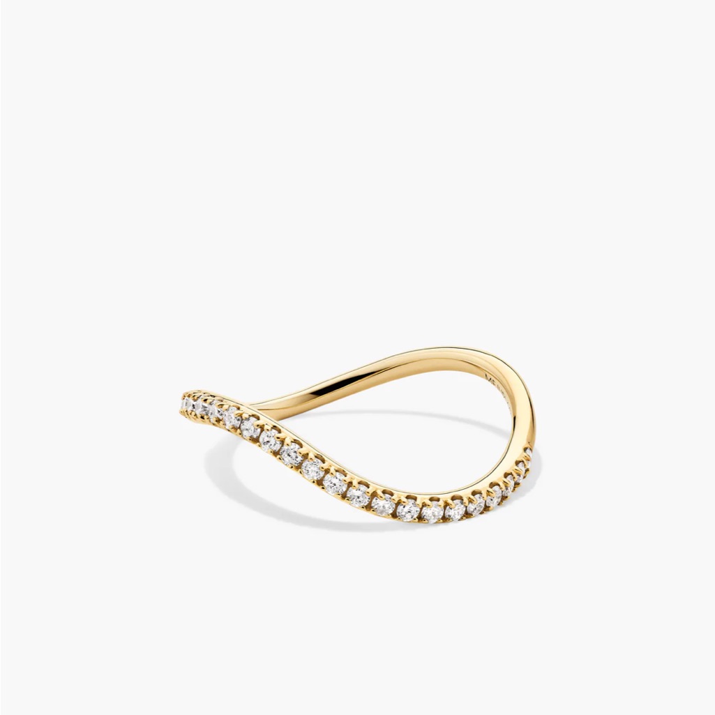 Mejuri Dme Figure Pav Diamond Ring